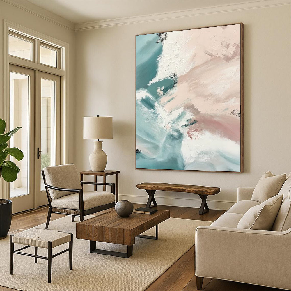 Large-Scale Handmade Abstract Creations for Bedroom & Hallway DTP277