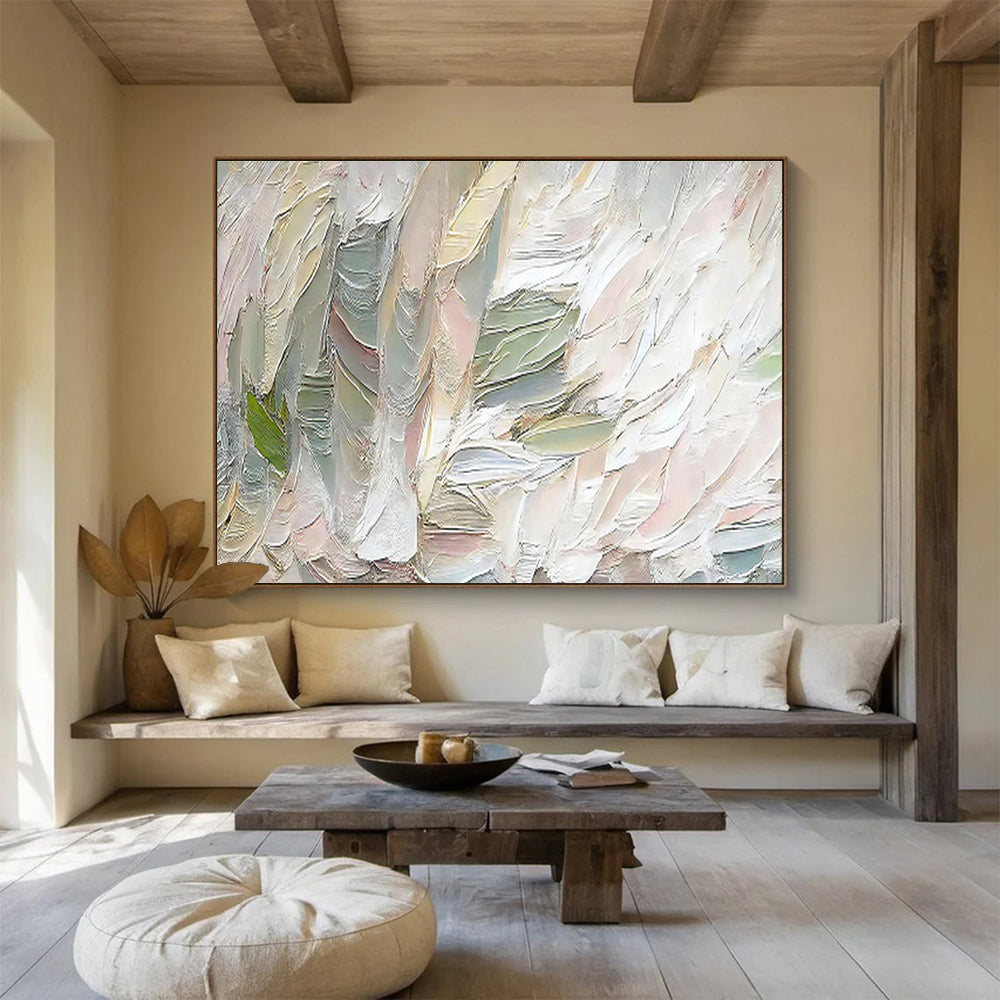 “Infinite Echoes” Giant Abstract Wall Decor for Living Room & Hallway DKH261