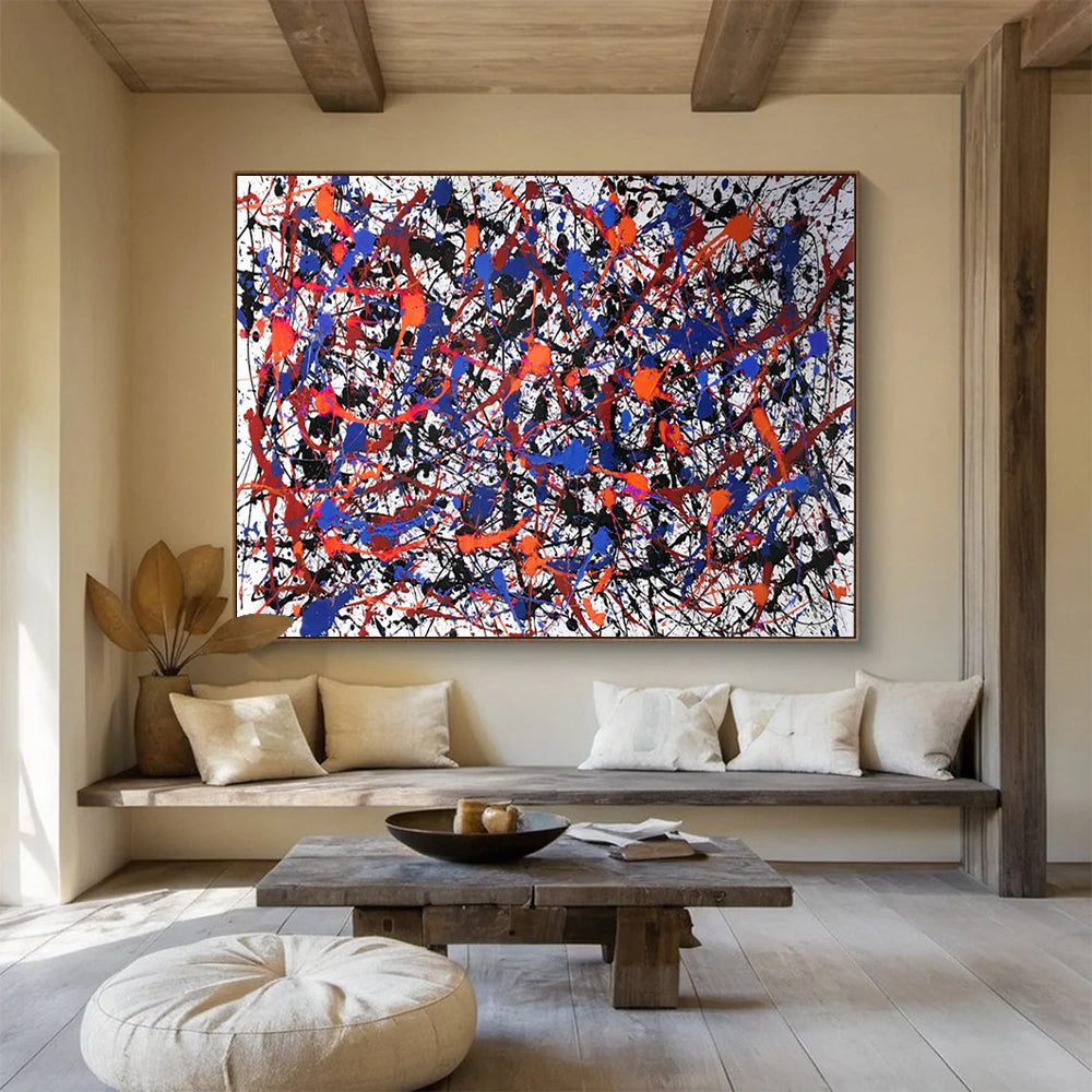 Bold Oversized Abstract Wall Art for Bar & Hotel Lobby LargeART1728