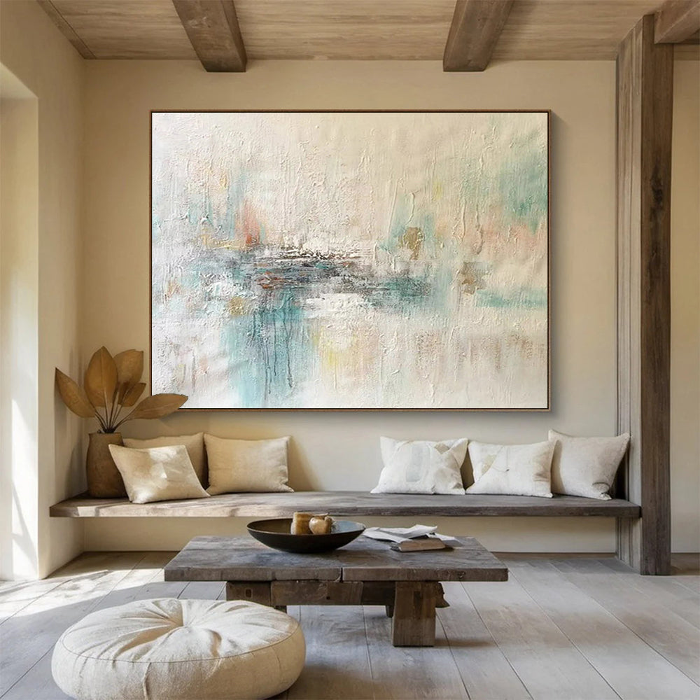 “Stellar Impulses” Massive Abstract Painting for Entryway & Office DKH290