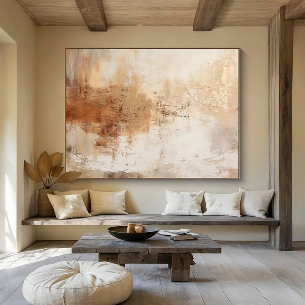 “Abstract Resonance” Oversized Abstract Canvas for Living Room & Bar DKH330