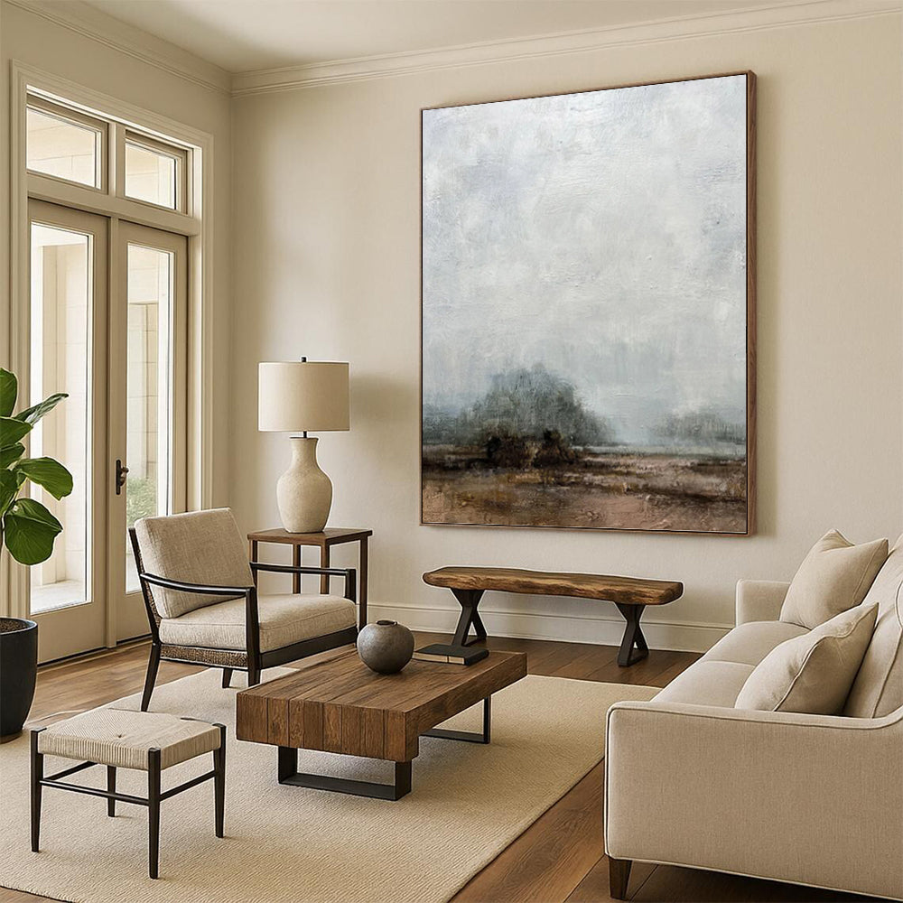 Massive - Extent Hand - Painted Textured Custom Abstract Epic, for Office and Bar DKH1510