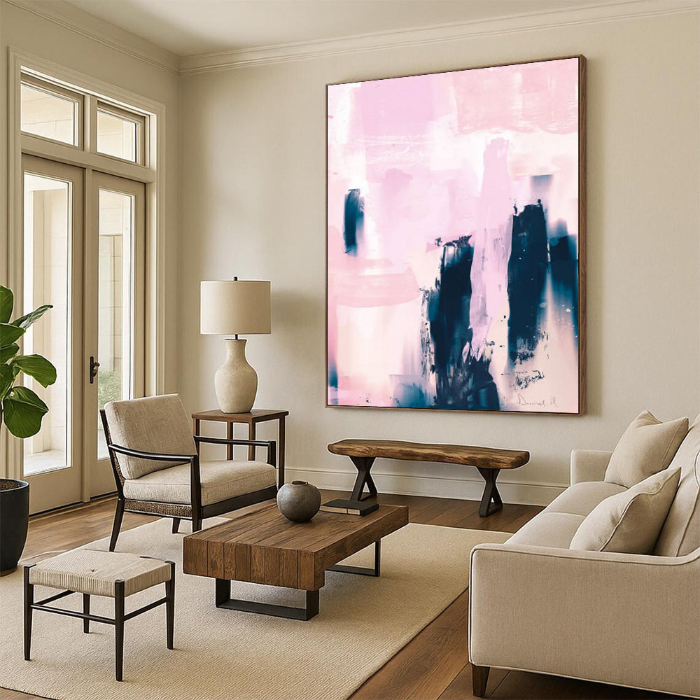 Large Custom Abstract Paintings: Handmade, Textured & Captivating DTP179