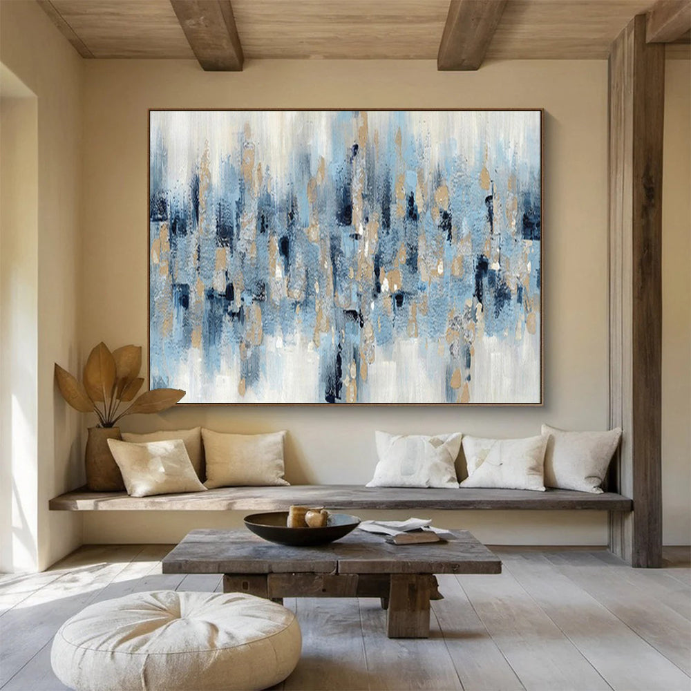 Giant Hand-Painted Abstract Wall Decor for Bedroom & Bar LargeART1519