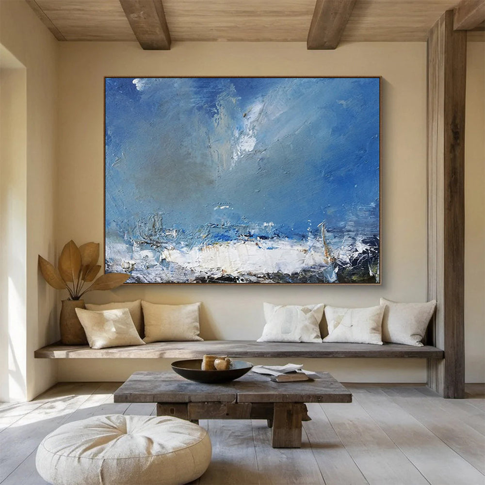 Impressionistic Sea & Sky - Coastal Living Room Charm DLZ031