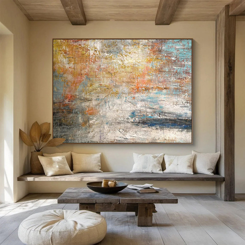 Dynamic Giant Abstract Painting for Office & Bedroom LargeART1584