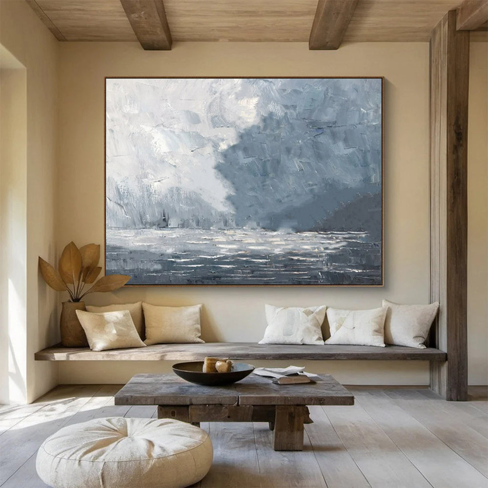 Oversized Abstract Mural for Living Room & Hotel LargeART1550