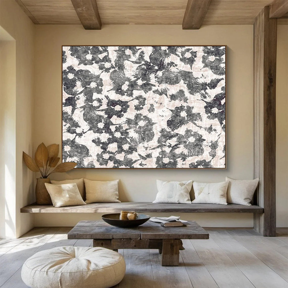 Enormous Hand-Painted Abstract Wall Decor for Bar & Hotel LargeART1491