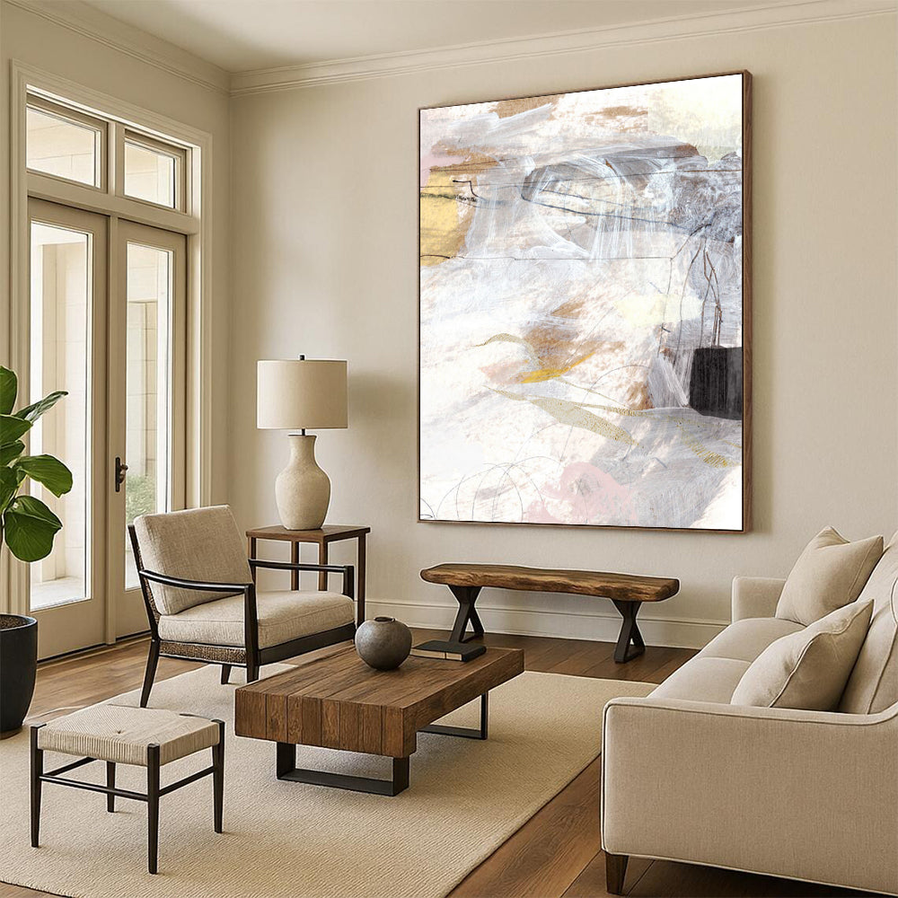 Custom Abstract Paintings: Large Dimensions, Textured & Exquisite DTP187