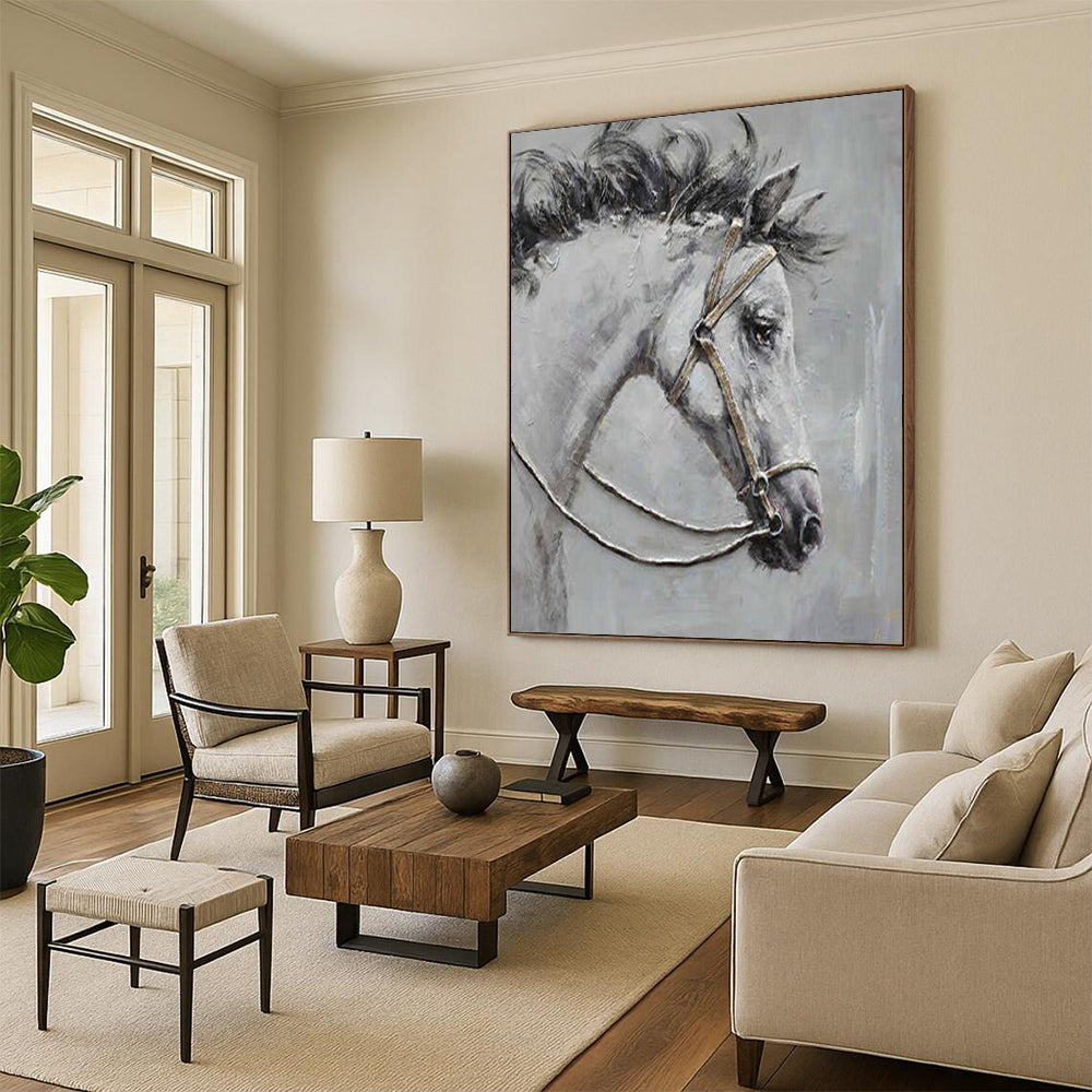 Monumental Hand-Painted Abstract Art for Bedroom & Nursery LargeART2179