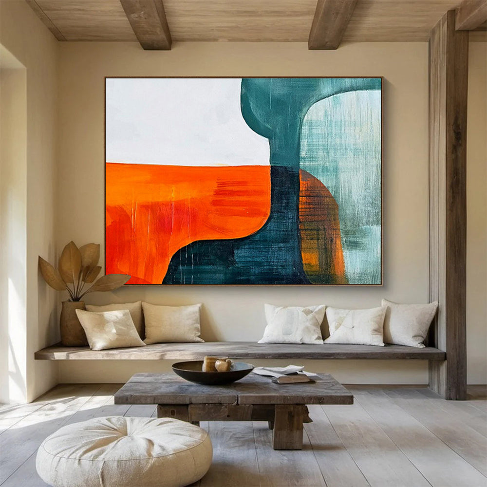 “Abstract Reveries” Oversized Abstract Mural for Hallway & Office DKH265