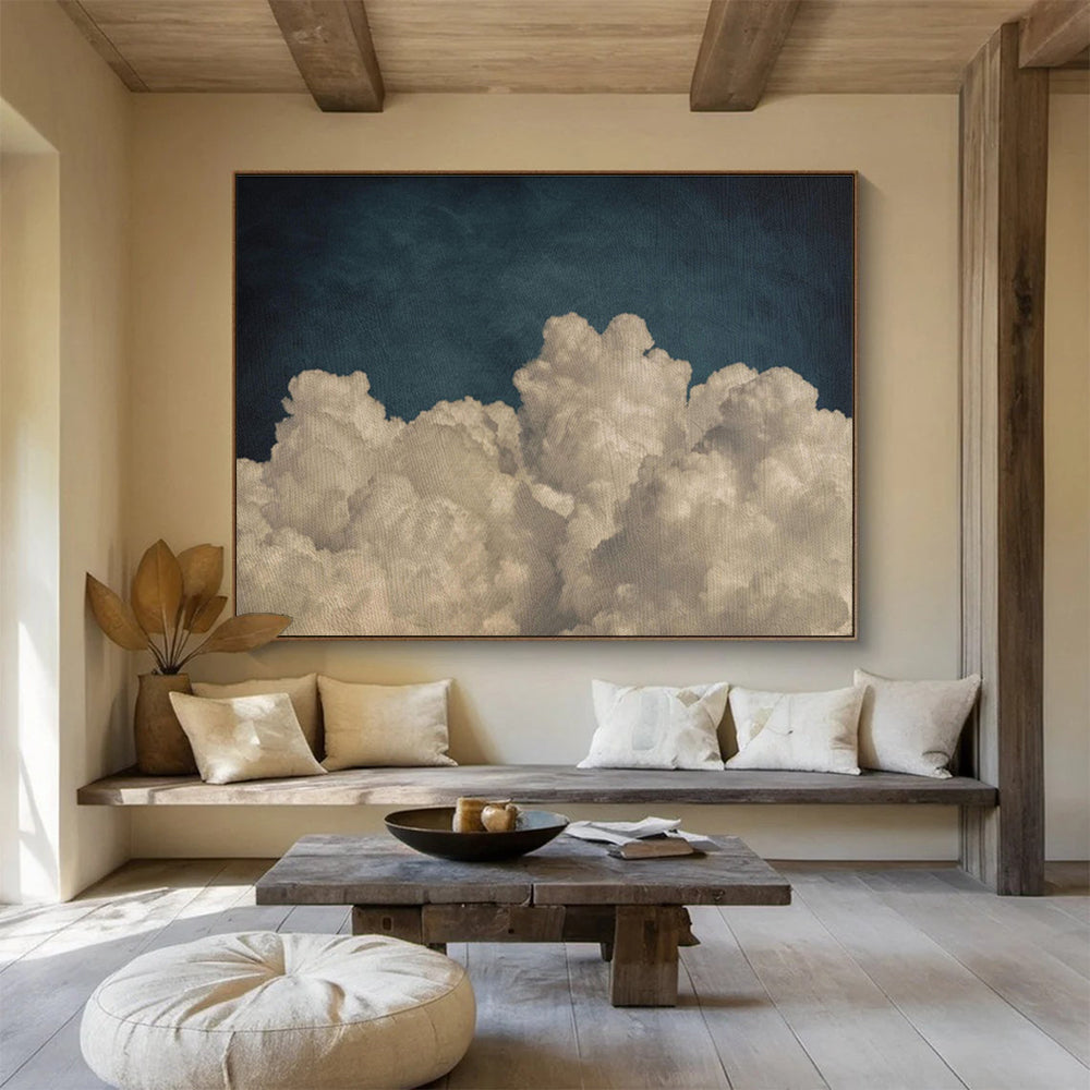Custom Hand-Painted Abstract Painting for Office & Entryway DKH124