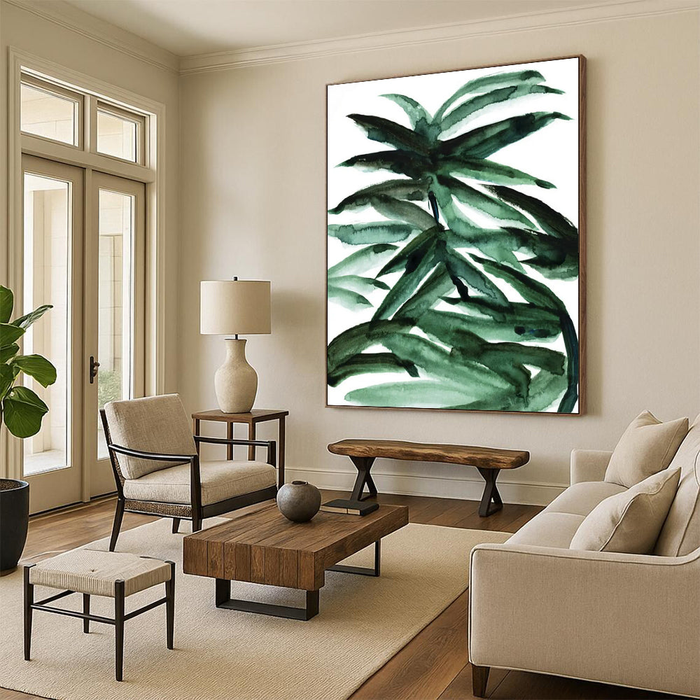 Custom Handmade Abstract Paintings: Big Sizes, Textured Details for Dining Room & Entryway DTP243