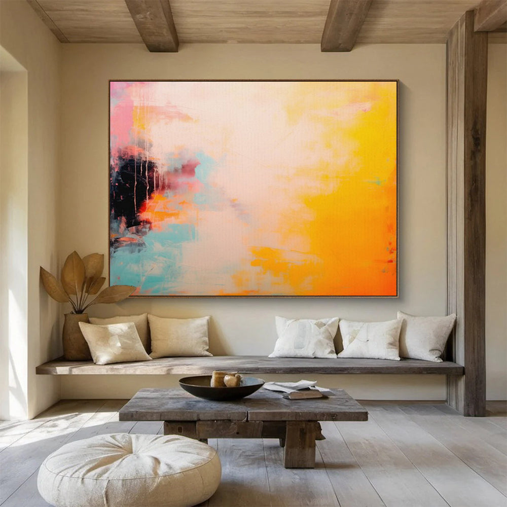 Charming Large Abstract Wall Decor for Bedroom & Office LargeART1681