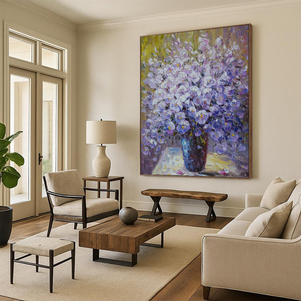 Alluring Hand - Painted Textured Abstract for Hallway & Bedroom DKH1346