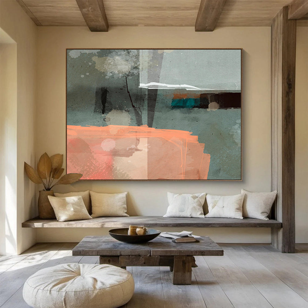 Custom - Designed Artwork for Living Room & Bar DKH075