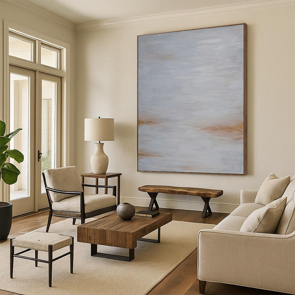 Vast Hand-Painted Abstract Art for Office & Hallway LargeART2322