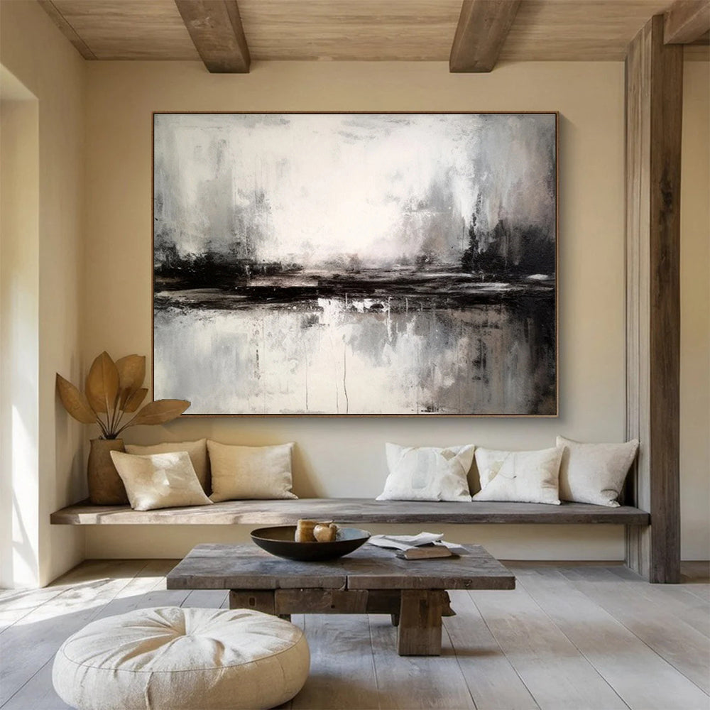 Oversized Abstract Mural for Hallway & Office DKH153
