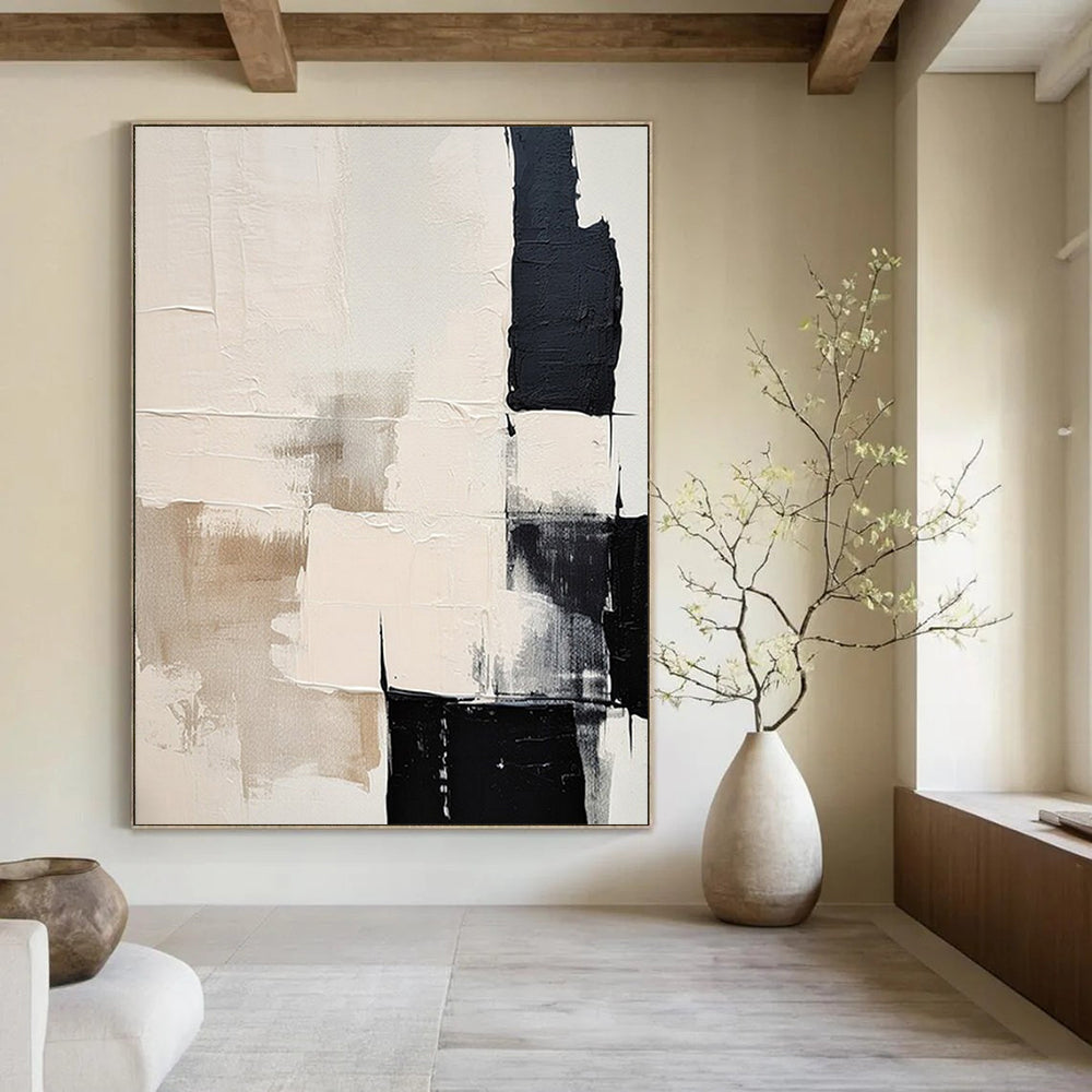 Giant Hand-Painted Contemporary Abstract Tech Art for Startup Incubator Co-Creation Spaces
