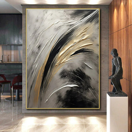 Super-Sized Modern Abstract Art for Home Theater Screen Surround Enhancement