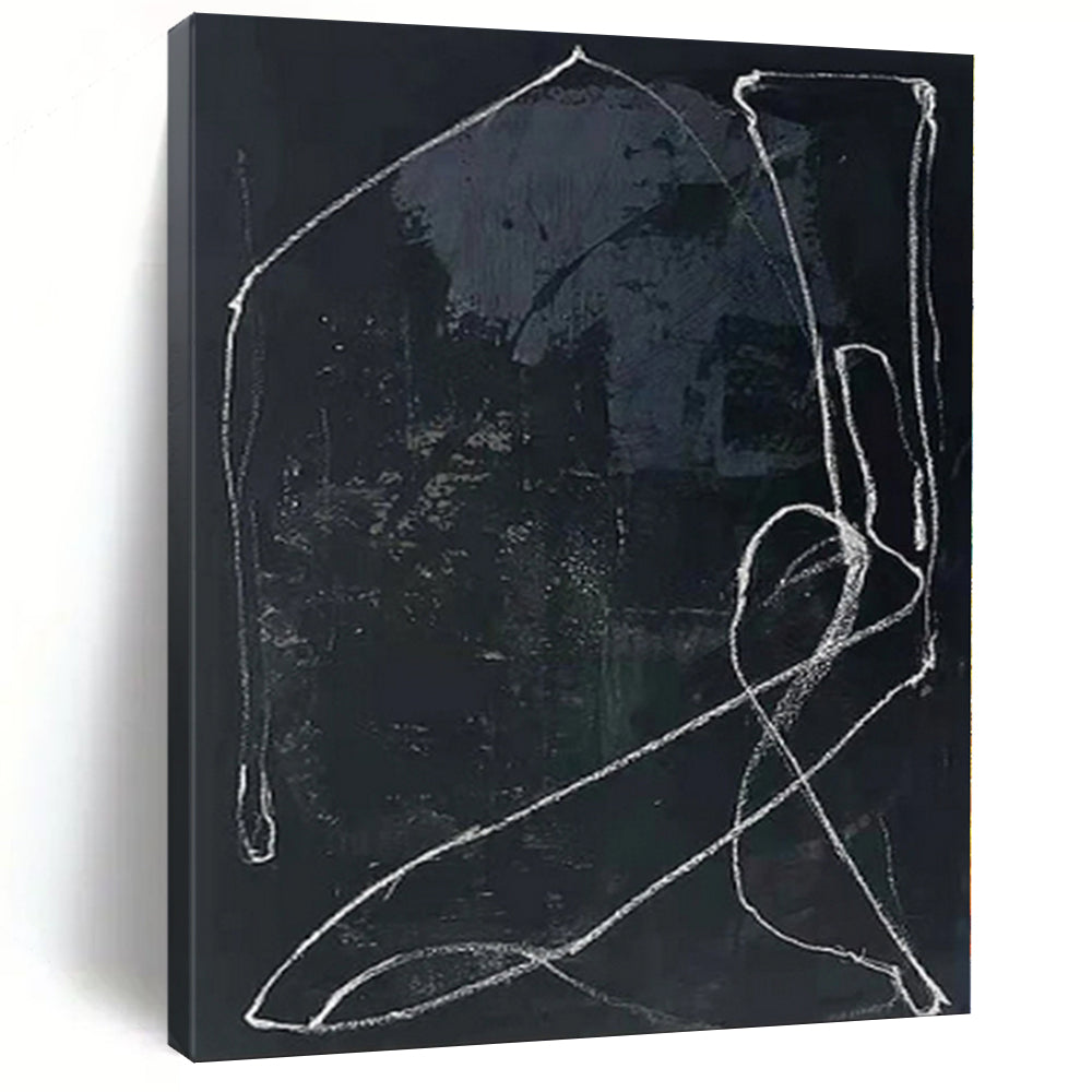 Immense Abstract Canvas for Home Bar Lounges - Made to Order Resin on Linen