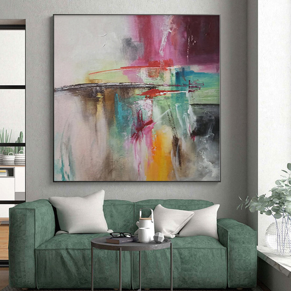 Giant Abstract Viking Art - Made to Order Acrylic for Nordic-Themed Restaurants