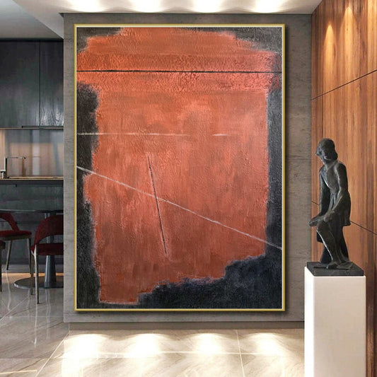 Enormous Made-to-Order Abstract Wall Art for Entryway Coat Closet Wall