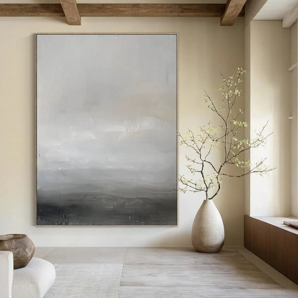 Extra-Vast Hand-Painted Modern Abstract Artwork for Grand Villa Poolsides