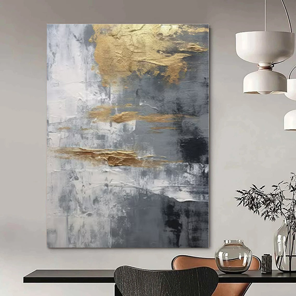 Whimsical Animalia Hand-Painted Abstract Art for Playful Bedrooms