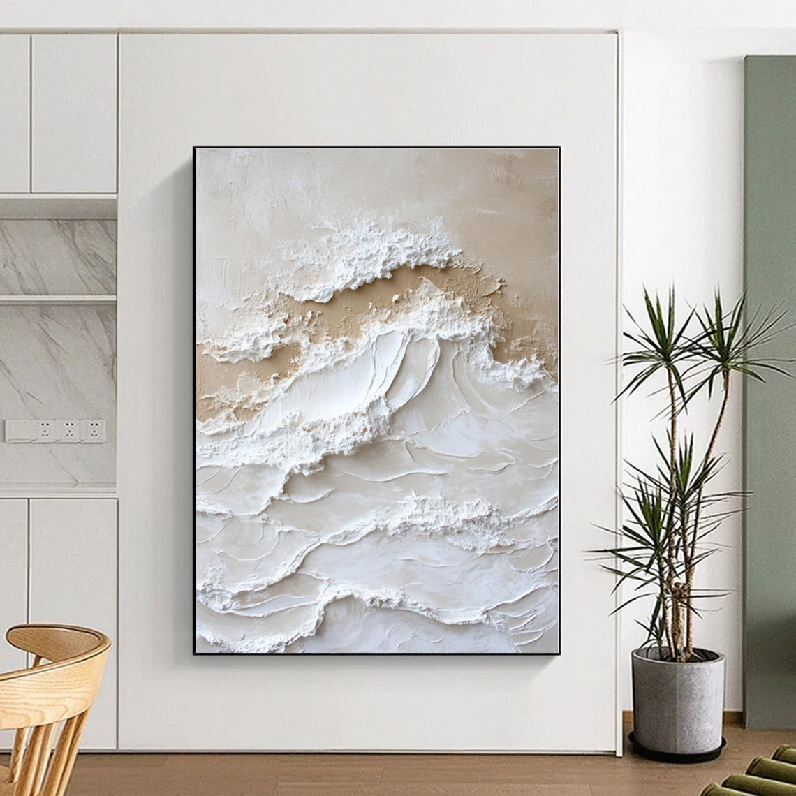 Gigantic Custom Abstract Wall Art for Home Theater Screen Wall