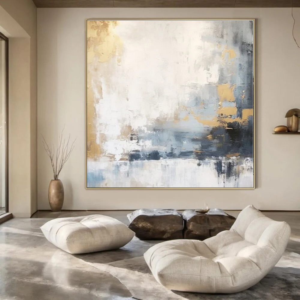 Hand-Painted Personalized Abstract Mural for Bar and Hotel Guest Rooms
