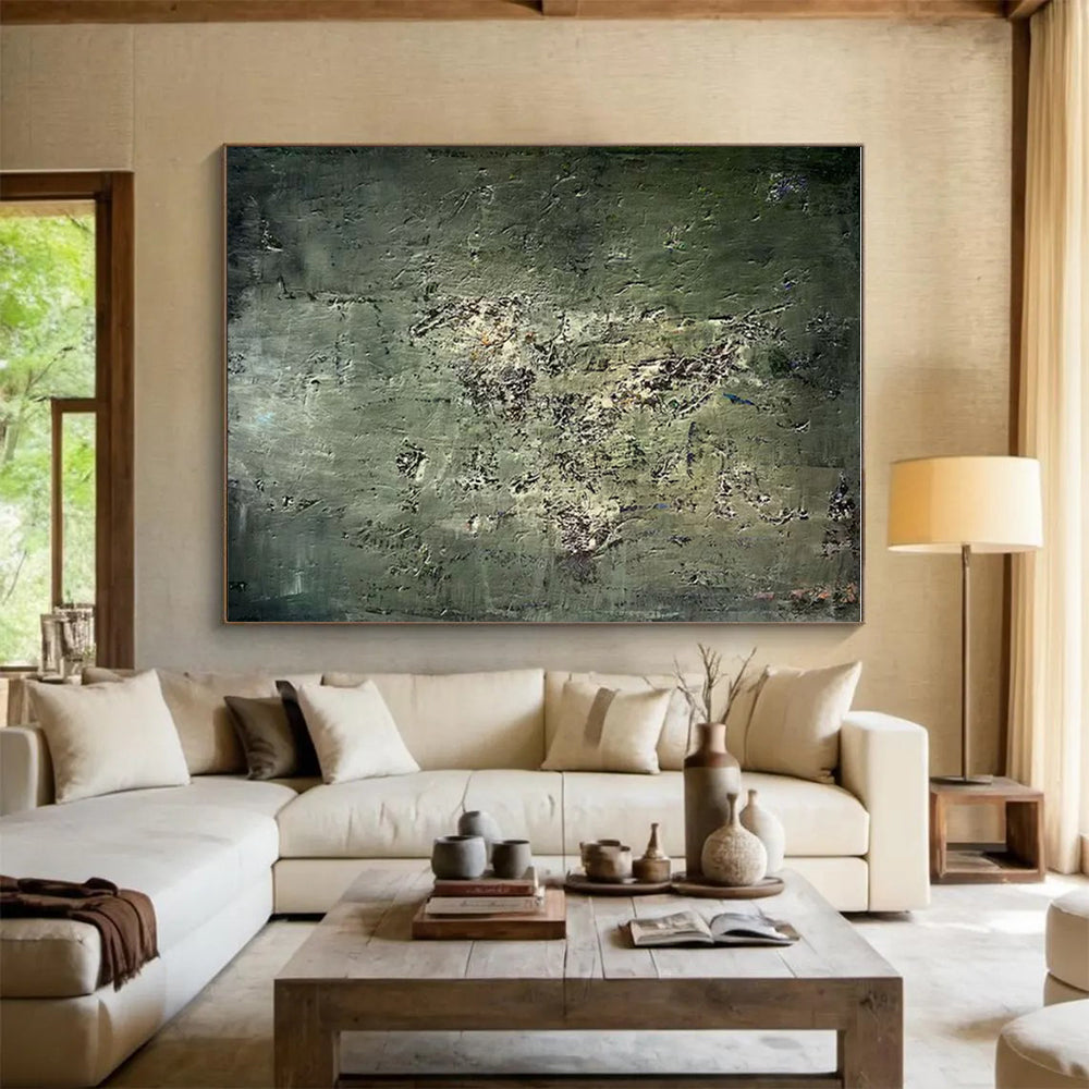 Bespoke Oversized Hand-Painted Abstract Art for Interior Enhancement LargeART0633