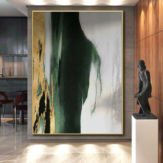 Vast Custom-Made Hand-Painted Abstract Art for Open Concept Areas LargeART0640