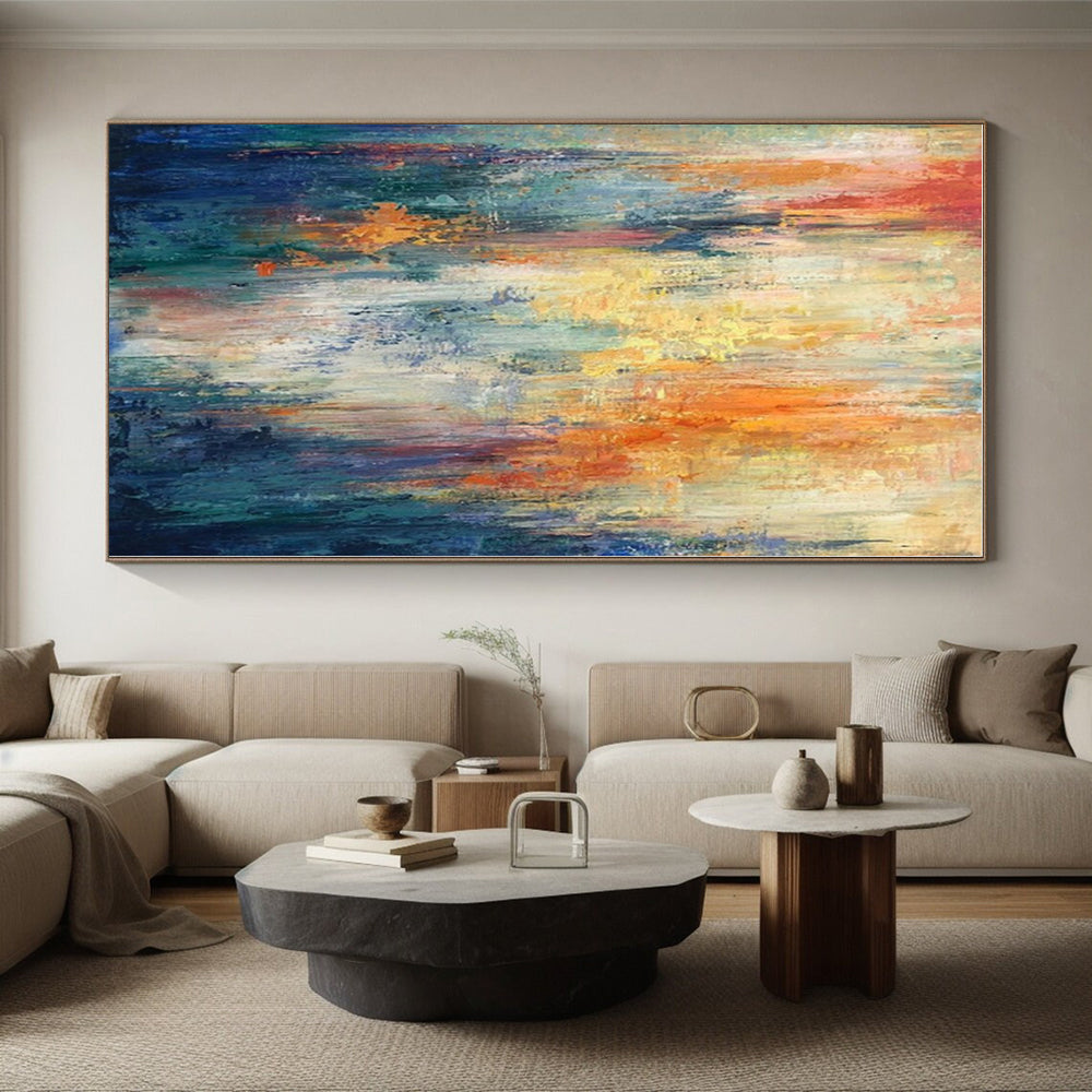 Huge Handcrafted Abstract Art for Garage Tool Wall