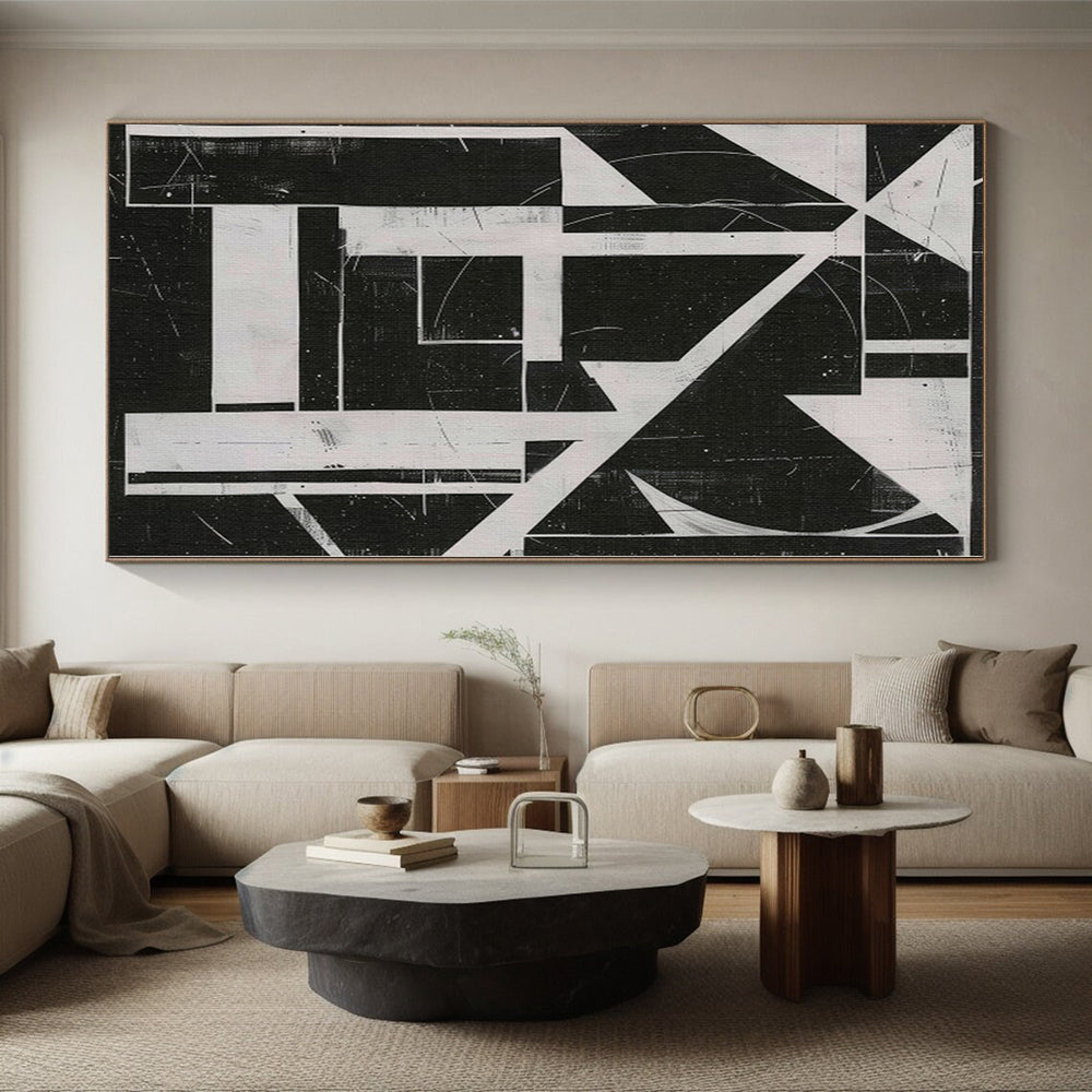 Immense Made-to-Order Abstract Painting for Home Music Studio Walls