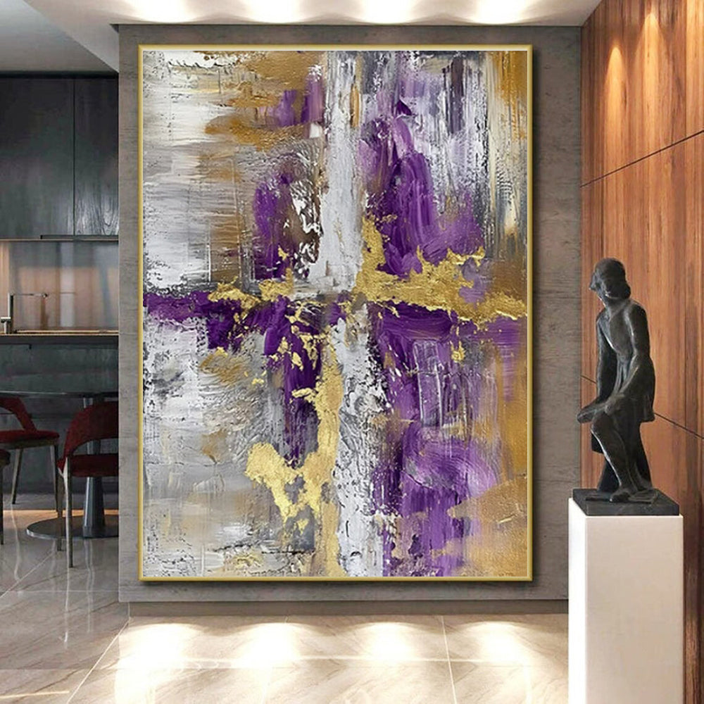 Colossal Contemporary Abstract Wall Art for Commercial Lobby First Impressions