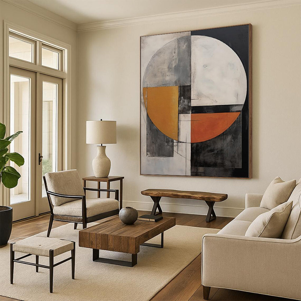 Grand Made-to-Order Abstract Wall Art for Entryway Foyers