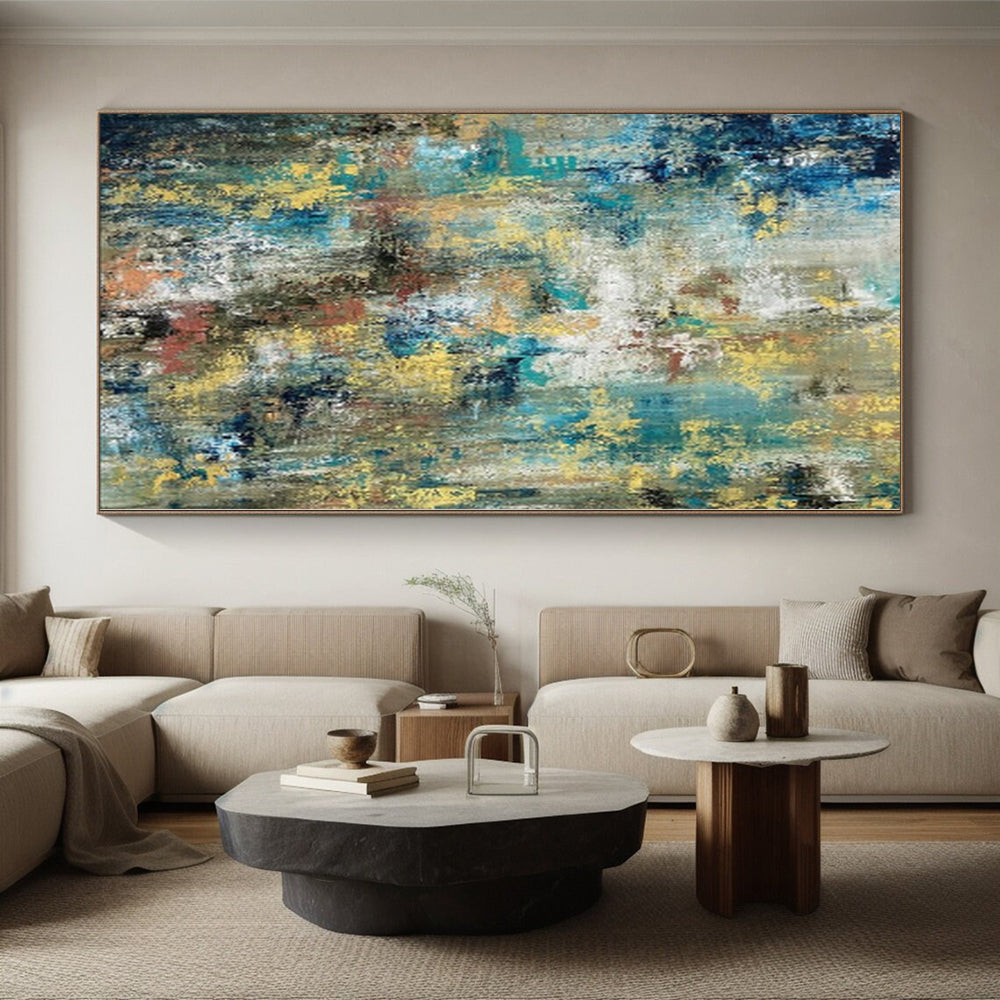 Monumental Abstract Expressionist Art - Commissioned Mixed Media for Art Gallery Exhibitions
