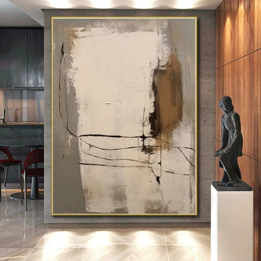 Colossal Tailored Hand-Painted Abstract Wall Art for Home Craft Room Creation Wall