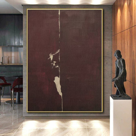 Monumental Custom Abstract Art for Guest Room Feature Walls