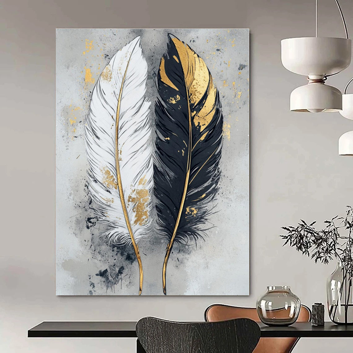 Dreamy Pastel Hand-Painted Abstract Mural for Soft Bedroom Styles