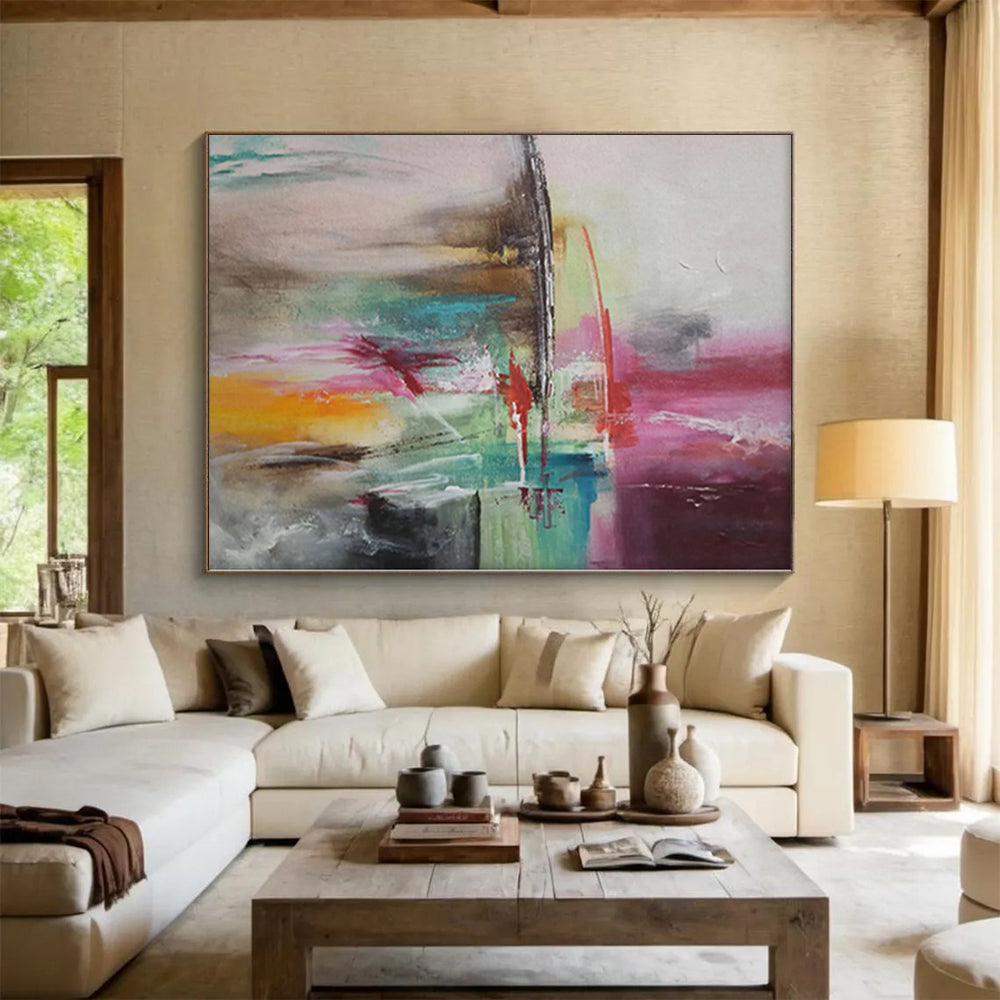 Giant Abstract Viking Art - Made to Order Acrylic for Nordic-Themed Restaurants