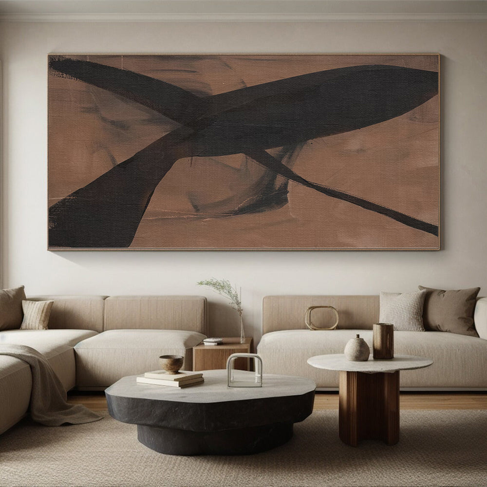 Giant Made-to-Order Abstract Painting for Mudroom Entryways