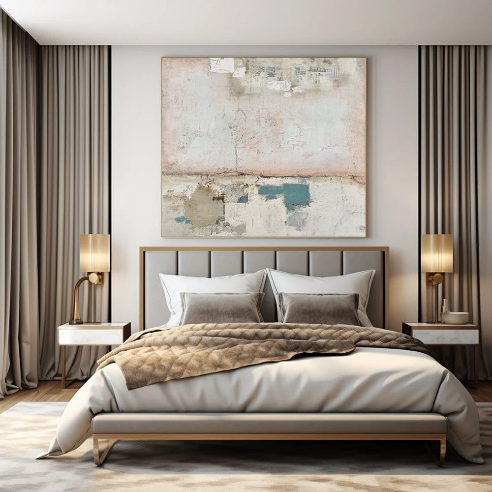 Grand Made-to-Order Abstract Canvas for Music Venue Foyers