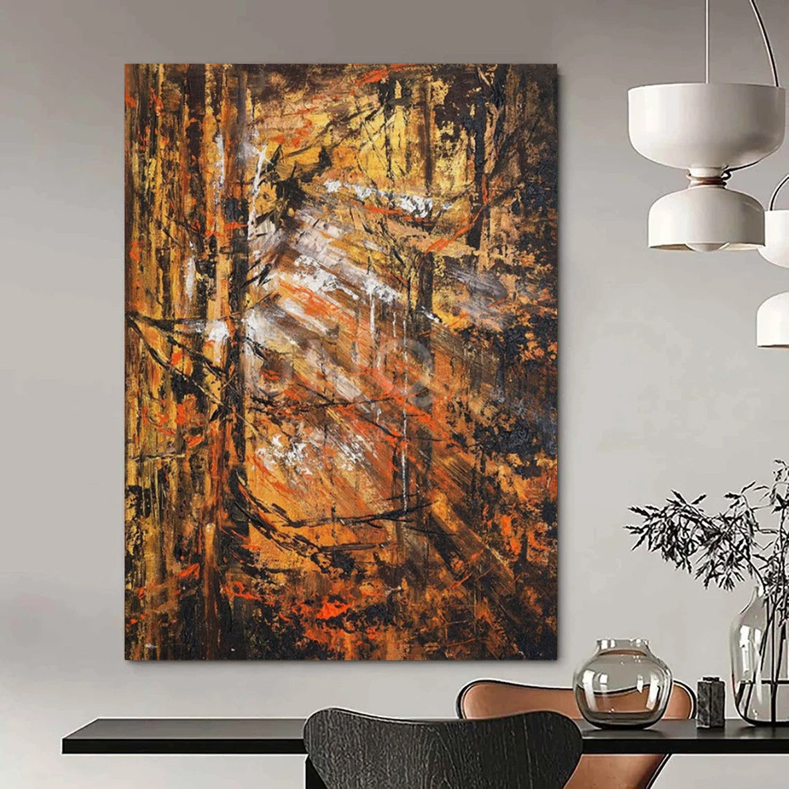 Extra-Huge Modern Abstract Wall Decor for Urban Art Galleries