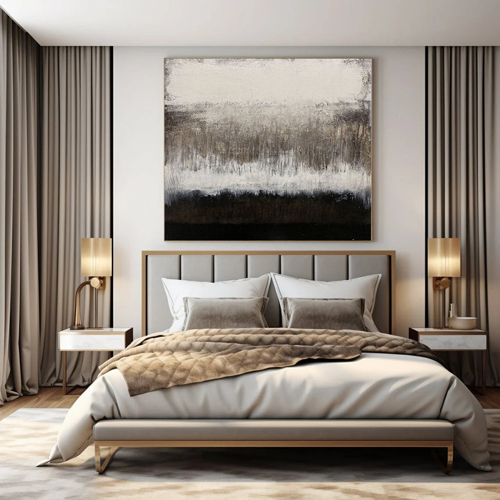 Epic-Scale Hand-Painted Abstract Canvas for Living Room Feature Walls