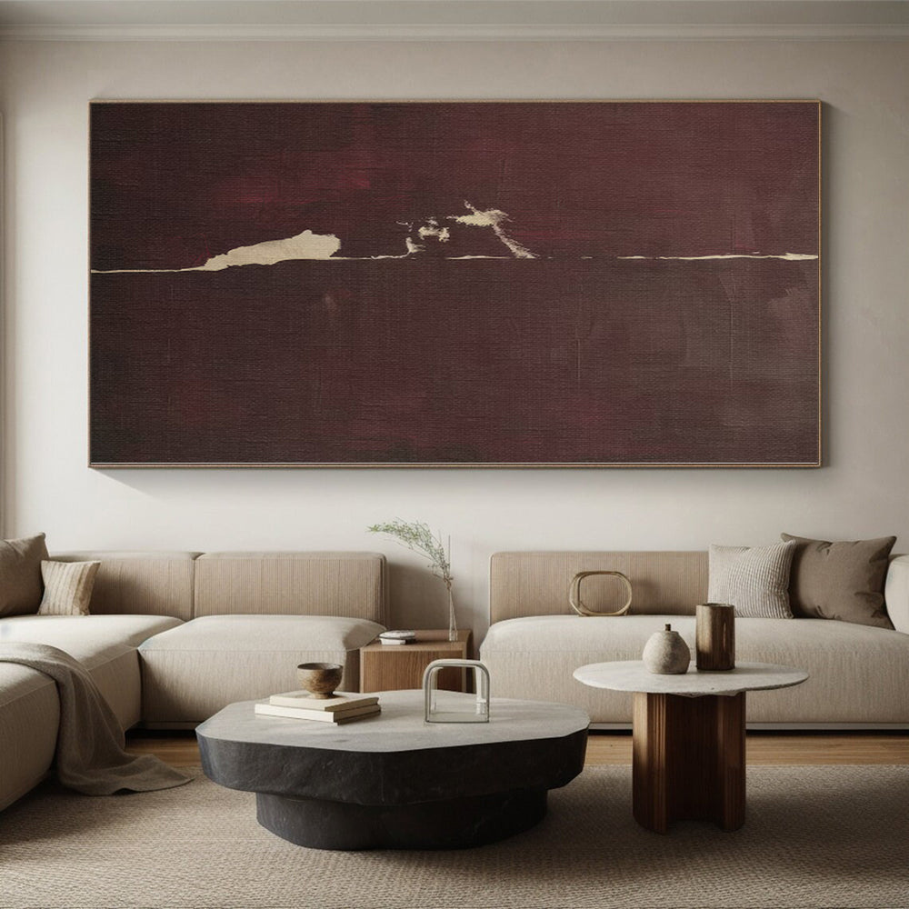 Monumental Custom Abstract Art for Guest Room Feature Walls