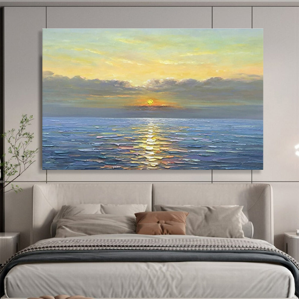 Relaxing Large Abstract Painting for Bedroom & Dining Room DKH883