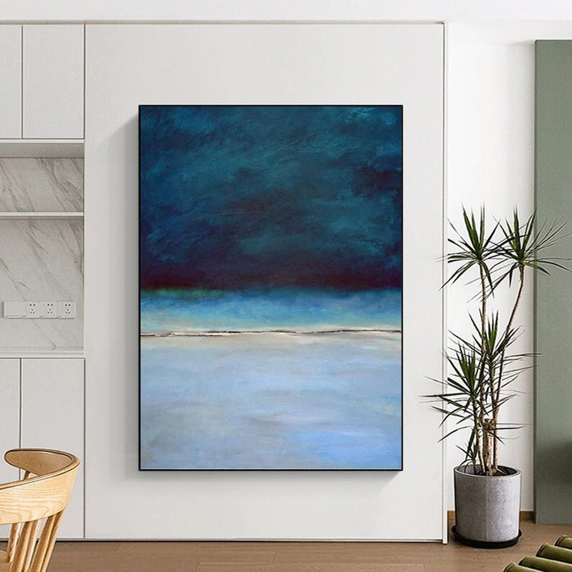 Relaxing Textured Abstract Wall Art for Bedroom & Hallway DKH0938