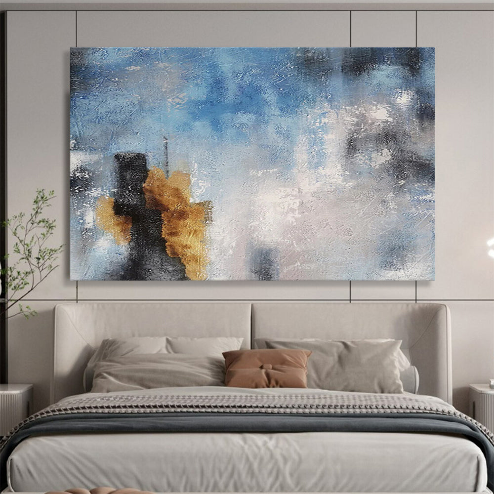 Hand - Painted Textured Large Abstract Canvas for Any Space DKH653